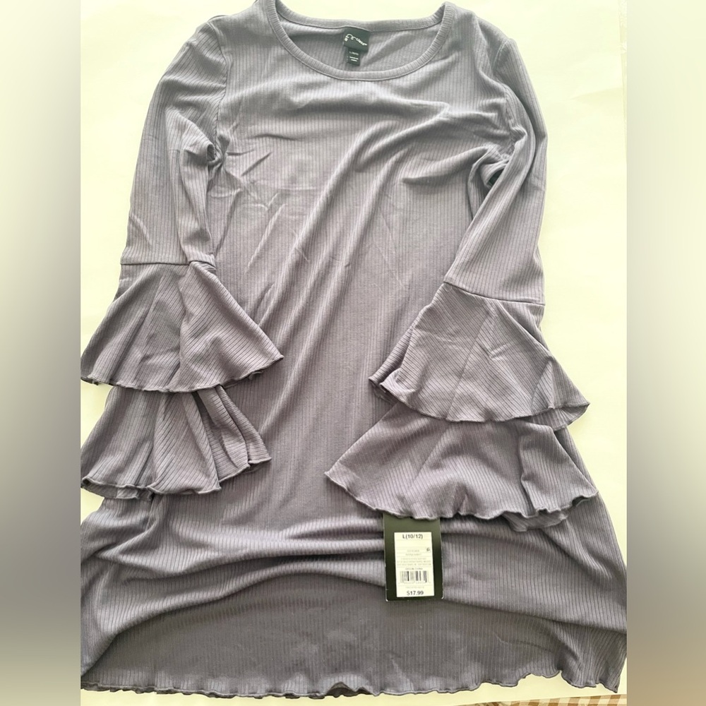 Art Class Ruffle Sleeve Dress